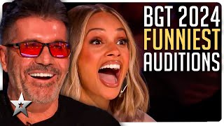 FUNNIEST Auditions from Britains Got Talent 2024 [upl. by Audsley840]