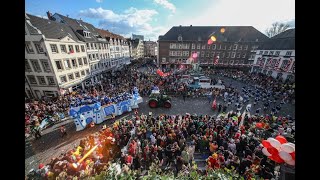 Auslosung Reihenfolge CCVereine Rosenmontagszug 2024 [upl. by Budding]