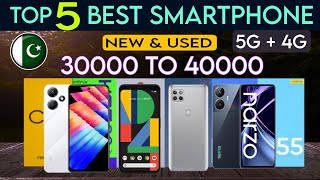 Top 5 Smartphone From 30000 to 40000 in Pakistan  Best Phone under 40000  Phone under 40000 [upl. by Schilit354]