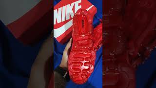 Nike Air Vapormax Plus quotTriple Redquot [upl. by Yalonda775]