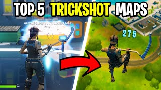 Top 5 BEST Fortnite Trickshot Maps With CODES [upl. by Danielson864]