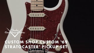 Fender Custom Shop Custom 69 Strat Pickup Set  Fender [upl. by Goldie347]