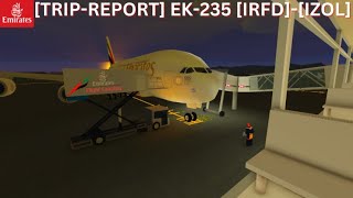 TRIPREPORT Emirates A380 GRIZO Roblox PTFS [upl. by Mcevoy]