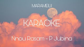 Nnou rasam KARAOKE P Jubina  Maram song [upl. by Kal]