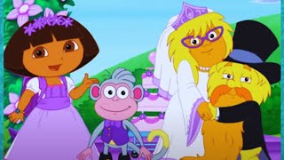 Dora Saves A Wedding The Grumpy Old Troll Gets Married  Dora the Explorer [upl. by Jori]