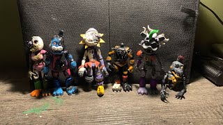 All my Fnaf Ruin Action Figures [upl. by Kurtzman]