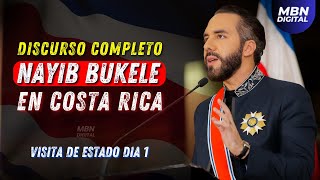 Discurso Completo del Presidente Nayib Bukele en Visita de Estado a Costa Rica  Día 1 [upl. by Efar908]