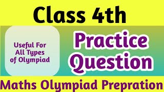 Math Olympiad Exam for Class 4th Practice Questions Olympiad Exam Class 4imo olympiadmaths puzzle [upl. by Lorna]