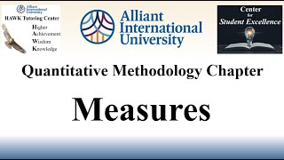 Quantitative Dissertation Methodology Section Video 06  Measures [upl. by Amii]