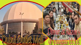 DUBAI OUTLET MALL  RAZONS OF GUAGUA  VALS BAKERY [upl. by Darbie]