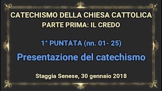 01 Presentazione del Catechismo della Chiesa Cattolica [upl. by Gnouhp518]