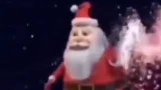 Santa running towards earth and destroys the world [upl. by Htrow]