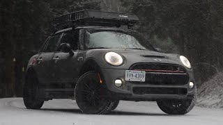 FIRST EVER LIFTED MINI COOPER 2inch spacer lift on F56 amp F552inch spacer lift [upl. by Fredette223]