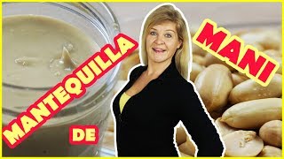 Cómo hacer mantequilla de maní  FÁCIL de hacer y SUPER RICO [upl. by Soilisav]