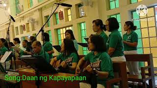 Entrance Song Daan ng Kapayapaan Tagalog Choir HK [upl. by Bergmann752]