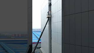 Dongfeng Tianjin exchanges 45meter aerial work truck for office building glass [upl. by Ardnued56]