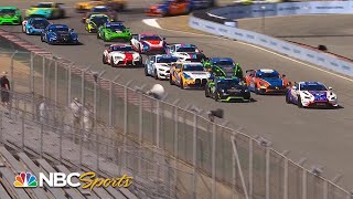 IMSA EXTENDED HIGHLIGHTS Michelin Pilot Challenge at Laguna Seca  51323  Motorsports on NBC [upl. by Also]