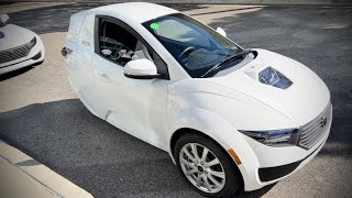 Electra Meccanica Solo Electric Car Review And Test Drive [upl. by Yelhsa]