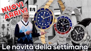 ULTIMI ARRIVI Le novità della settimana orologio milano [upl. by Nonarb632]