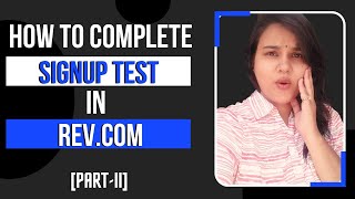 How to register in revcom❓How to complete signup test in revcom 😱 [upl. by Yadroc]