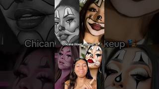 This CHICANA CLOWN MAKEUP LOOK 🤯🎭 makeup latinamakeup makeuptutorial [upl. by Parette655]