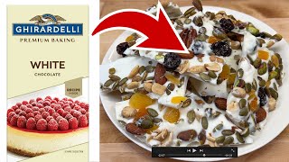 7 No Bake Christmas Candy Recipes  Decadent White Chocolate Nut Bark amp More [upl. by Nawd]