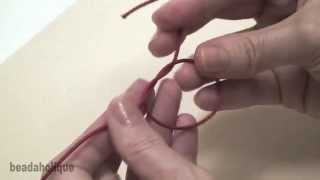 How to Knots for Bead Jewelry [upl. by Mihsah]