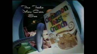 Cinnamon Toast Crunch Cereal Alien Eye PIeces Limited Edition TV Commercial [upl. by Limhaj411]