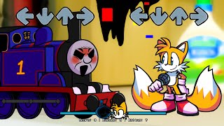 FNF Thomas Railway Showdown Vs Sonic All Phases Sings Sliced  Thomas Railway Showdown FNF Mods [upl. by Nerha]