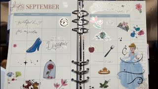 Disney Birthday layout September 2024 Agenda 52 planner 🎉🎂 [upl. by Lydia767]