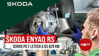 Škoda Enyaq RS a servis po 2 letech a 65 629 km [upl. by Nolyaw]