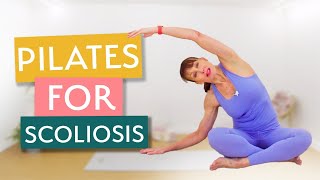 Improve Scoliosis with these Exercises  Pilates for Scoliosis  30 Mins [upl. by Nilecoj]