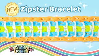 NEW Zipster Bracelet Rainbow Loom Tutorial by Angelynn TutorialsByA™  Intermediate to Advanced [upl. by Tomlinson]