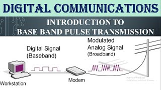 Baseband pulse transmission introduction in Digital Communication [upl. by Kowtko973]