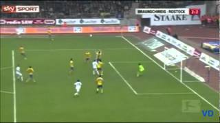 Eintracht Braunschweig 32 FC Hansa Rostock 24Spieltag 1112 [upl. by Zetrac]