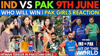 IND 🇮🇳vs PAK 🇵🇰Who Will Win  PAK Girls Reaction  T20 World Cup 2024 [upl. by Eatnuahs253]