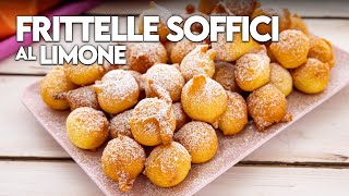 FRITTELLE SOFFICI AL LIMONE Ricetta Facile  Fatto in Casa da Benedetta [upl. by Acsirp101]