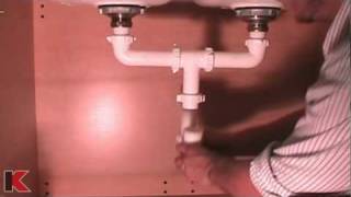 Double Bowl Sink Drainage Installation [upl. by Tirb]