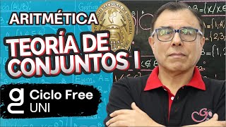 ARITMÉTICA  Teoría de Conjuntos Parte 01 CICLO FREE [upl. by Lacim]