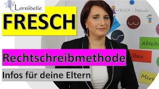 FRESCH  Infos für Eltern Grundlagen und Strategien Rechtschreibung Lernlibelle Frau Zimmer [upl. by Eyk]