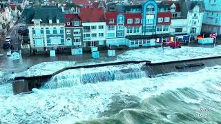 Coup de vent sur Wimereux avant la tempête Ciaran [upl. by Giesser]