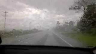 Was Für Ein Gewitter auf unserer Fahrt Nach Fort Myers in Florida USA [upl. by Rahas393]