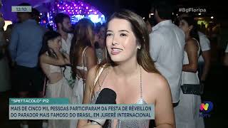 Mais de cinco mil pessoas participaram da festa de réveillon do parador mais famoso do brasil em SC [upl. by Redford]