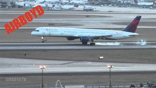 Delta Boeing 757300 Landing Atlanta [upl. by Joachim]