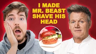 The Gordon Ramsay Sandwich That Made MrBeast Shave His Head  Scrambled [upl. by Lareneg]