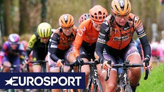 Grand Prix Le Samyn Womens Highlights  Cycling  Eurosport [upl. by Ahso512]