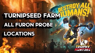 Destroy all Humans  Turnipseed Farm  All Furon Probe Collectible Locations [upl. by Anale336]