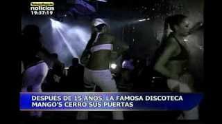 Luego de 15 años la discoteca Mangos cierra sus puertas [upl. by Peggie857]