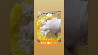 PATATES KROKETkeşfet food pizza yemek funny cooking recipe patates [upl. by Ecarg]