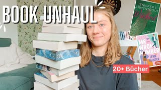 UNHAUL 📚 Ich sortiere meine ungelesenen Bücher aus  20 Bücher  Bookaholicgroup [upl. by Yuzik]